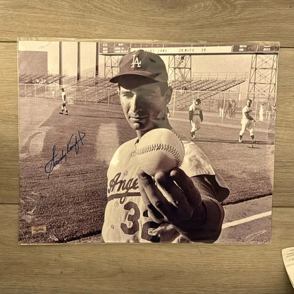 Dodgers - sandy koufax Signed Autographed 8x10 - Picture 1 of 1
